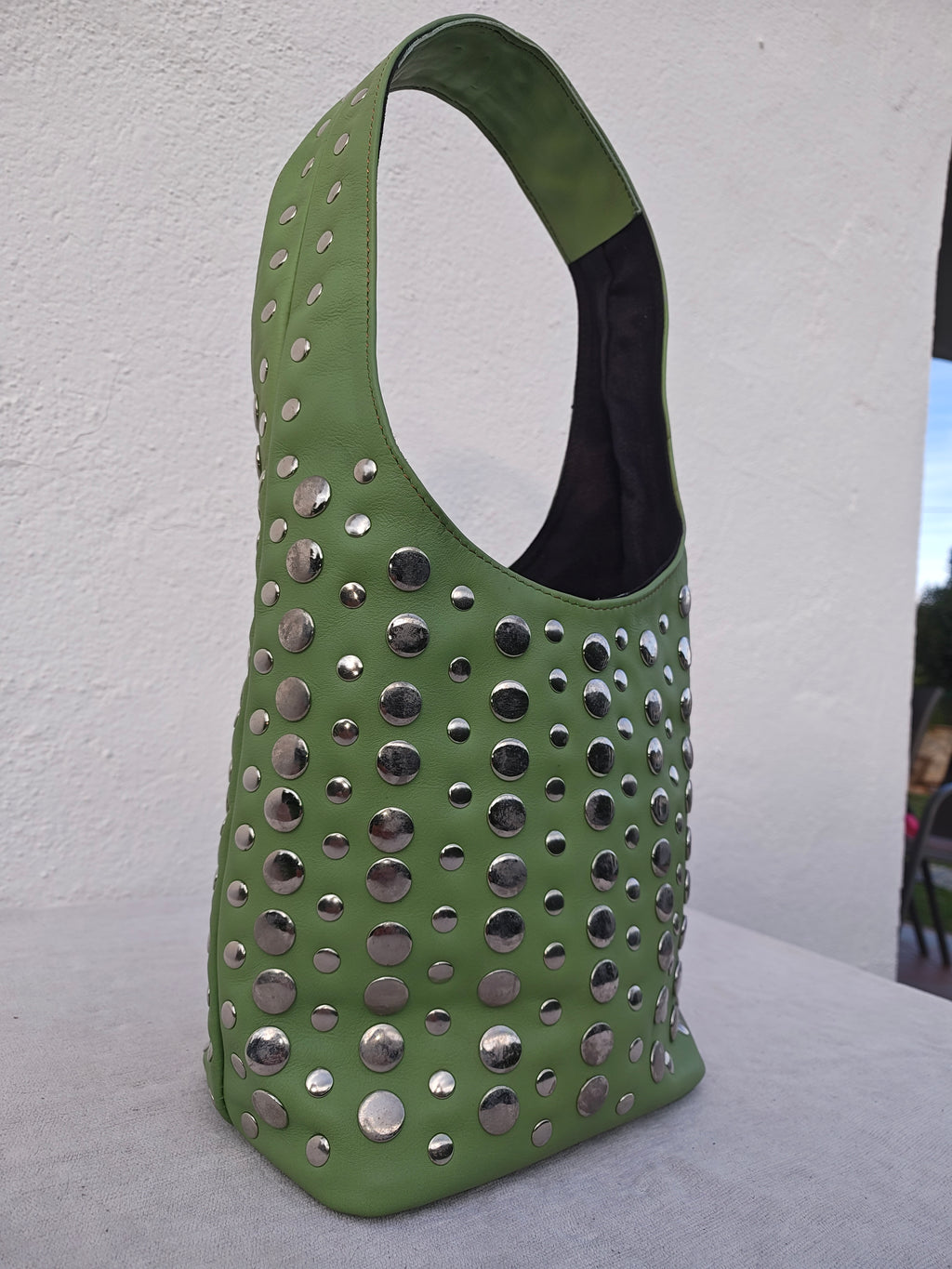 Nomad Studded Tote (Green)
