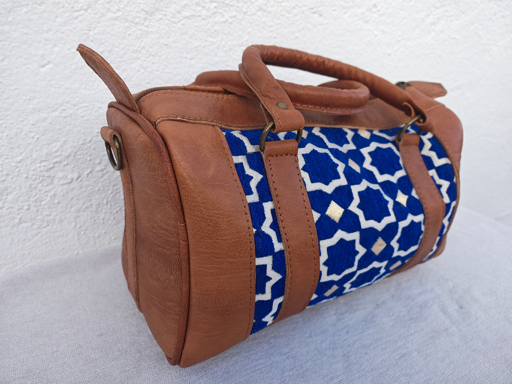 The Zellij Mini Duffle (Blue)