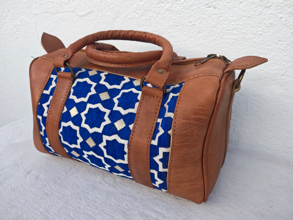 The Zellij Mini Duffle (Blue)