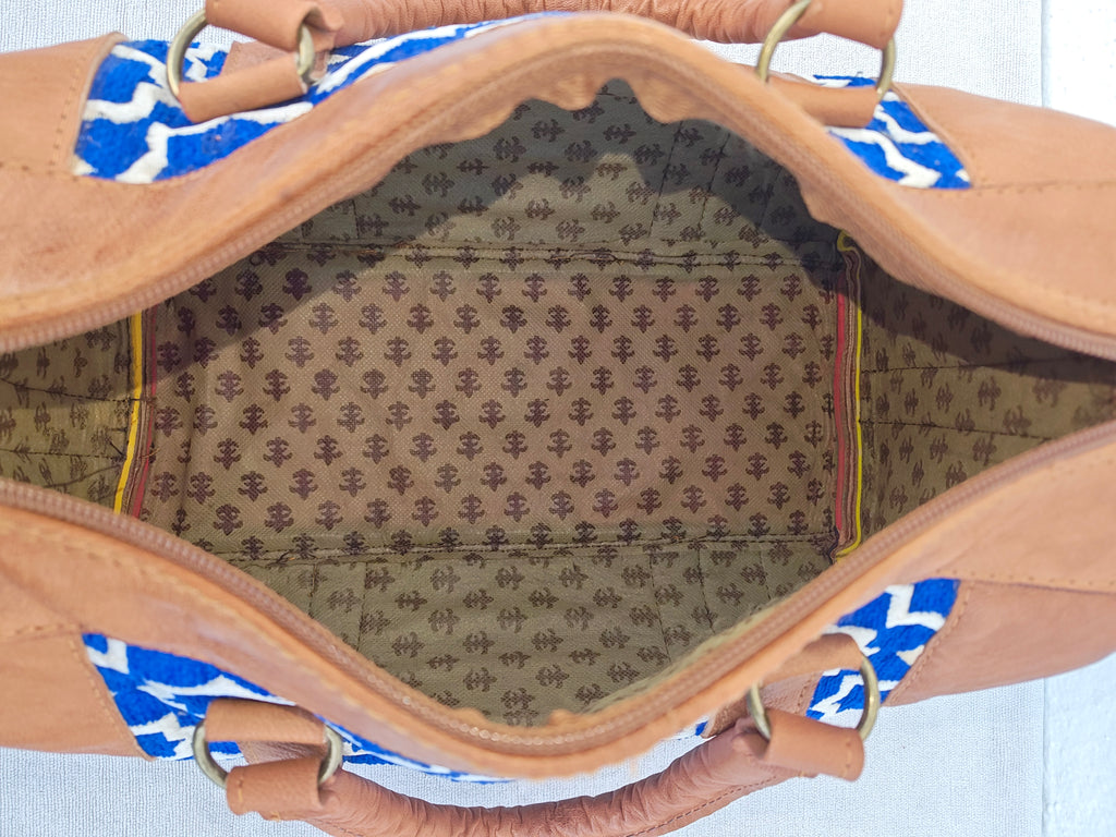 The Zellij Mini Duffle (Blue)