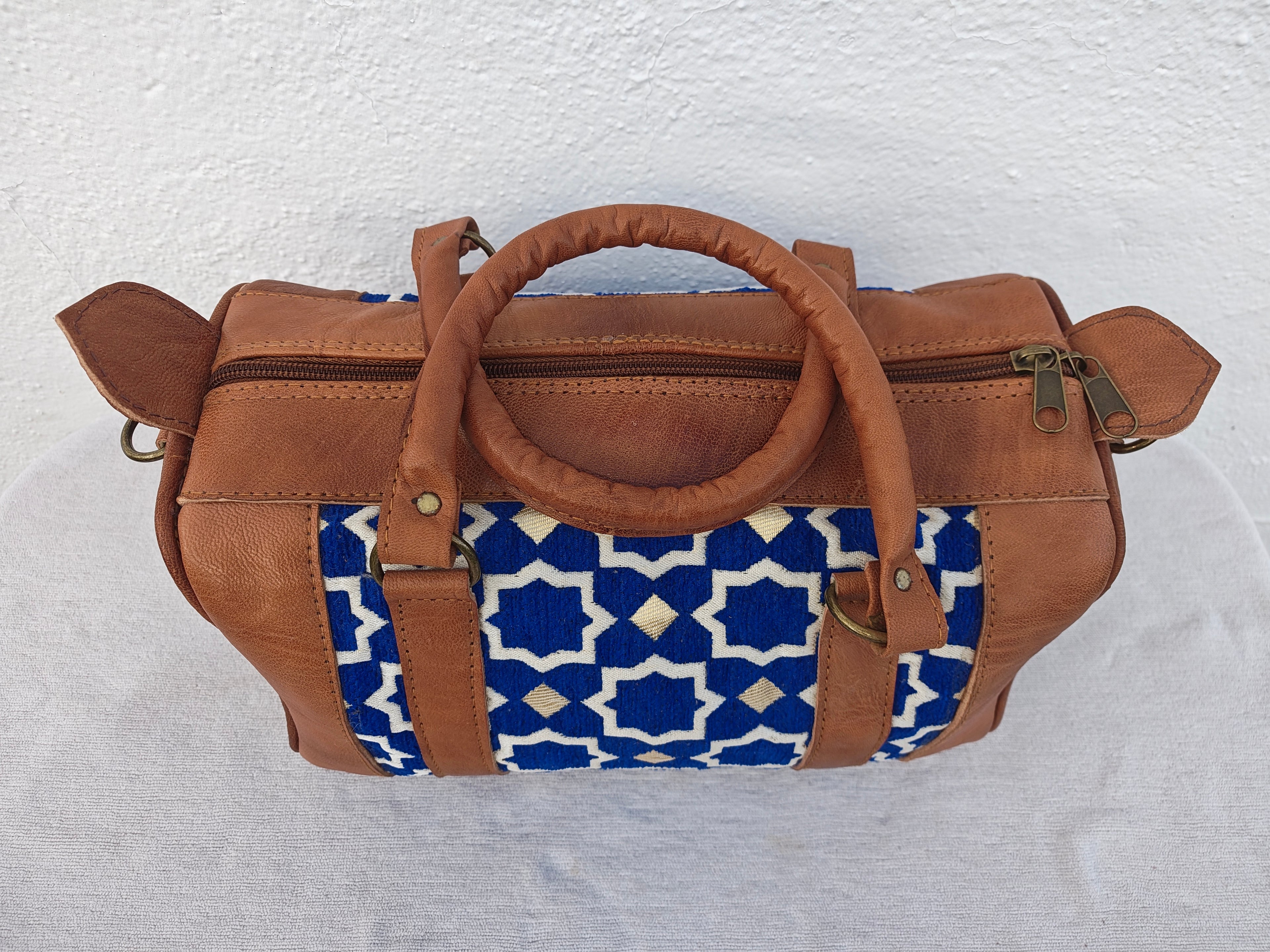 The Zellij Mini Duffle (Blue)