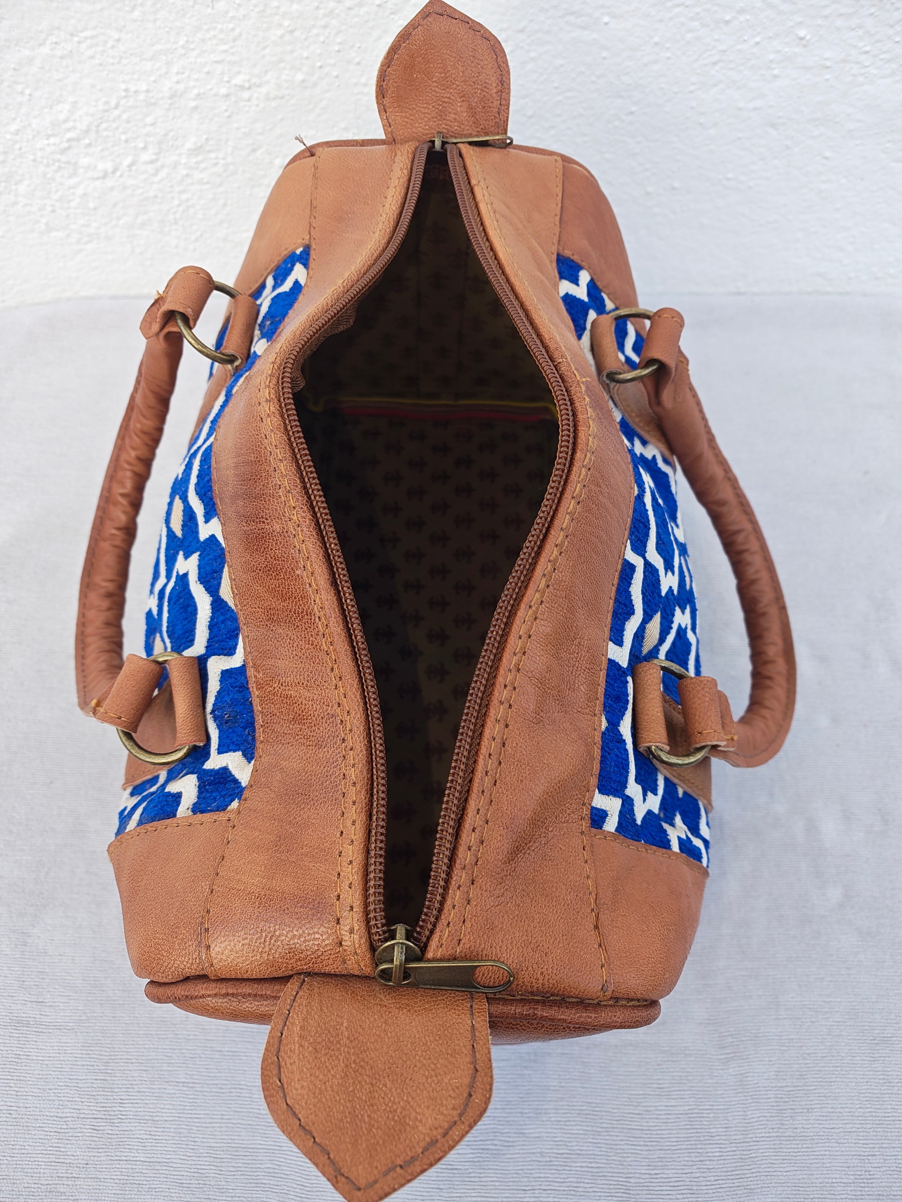 The Zellij Mini Duffle (Blue)