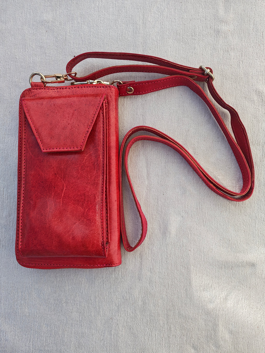 Kasbah Crossbody - Pomegranate (Red)