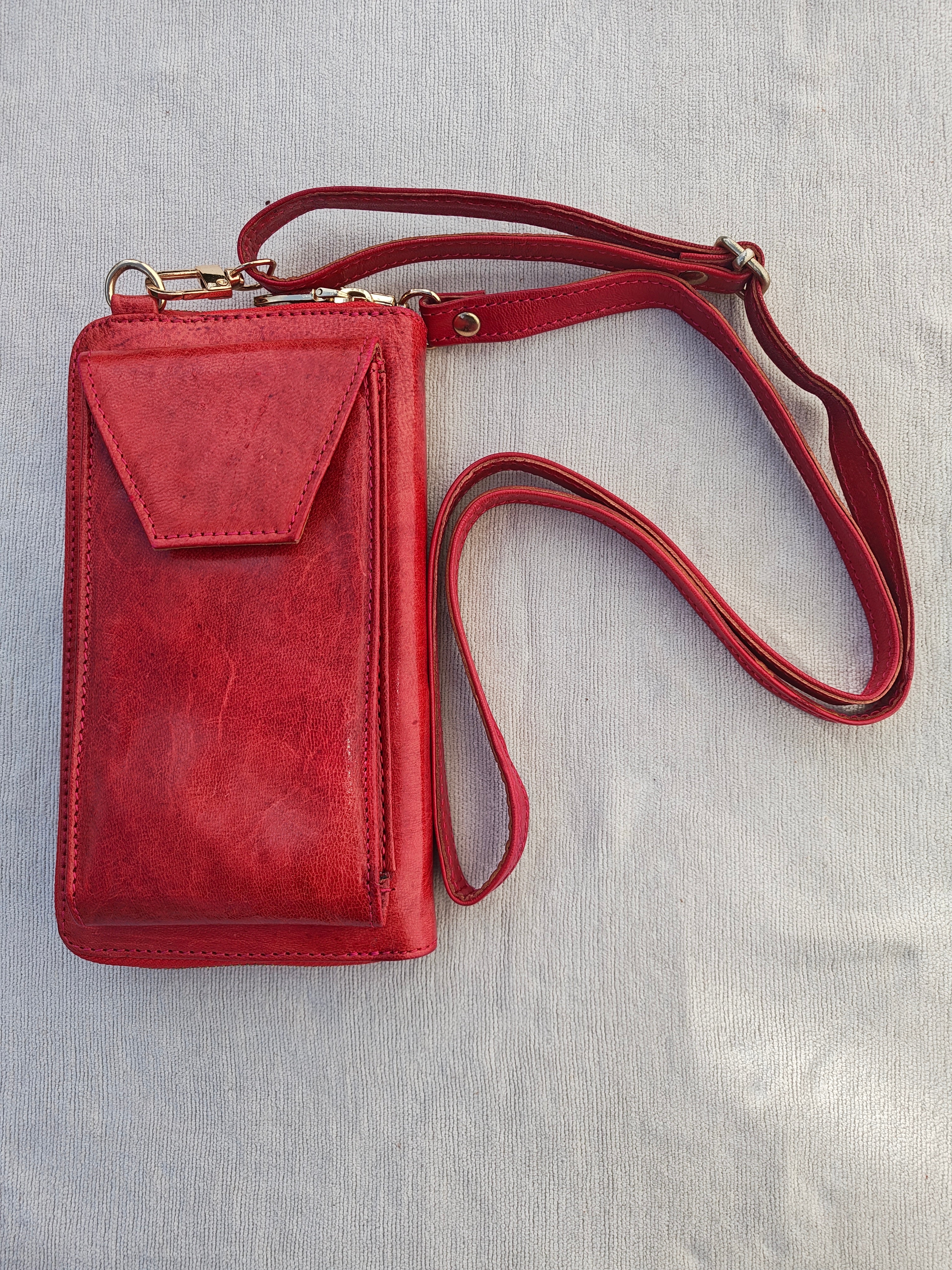 Kasbah Crossbody - Pomegranate (Red)