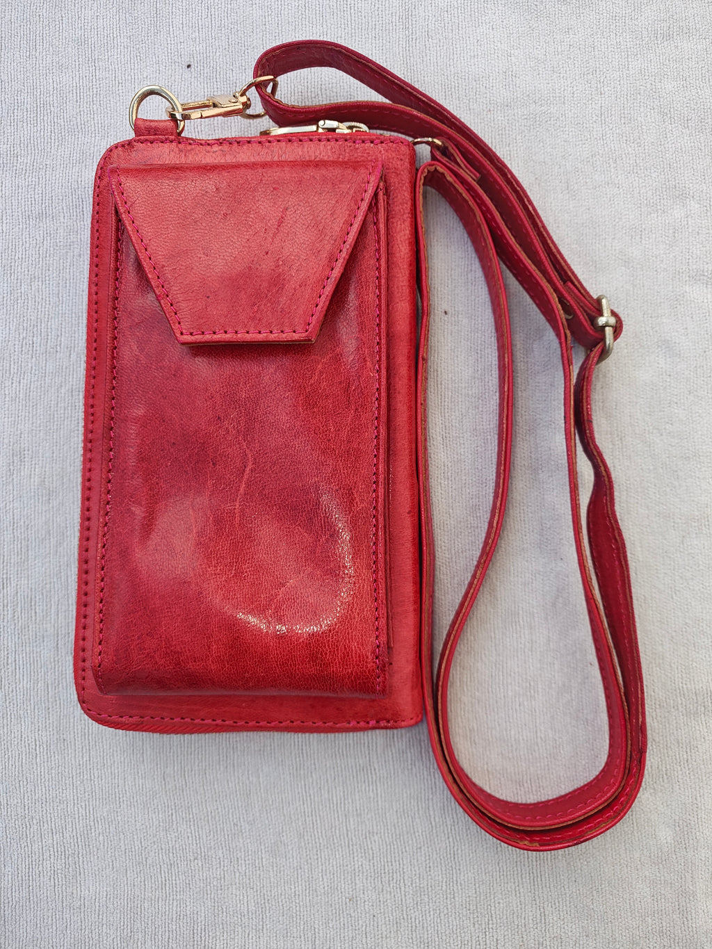 Kasbah Crossbody - Pomegranate (Red)