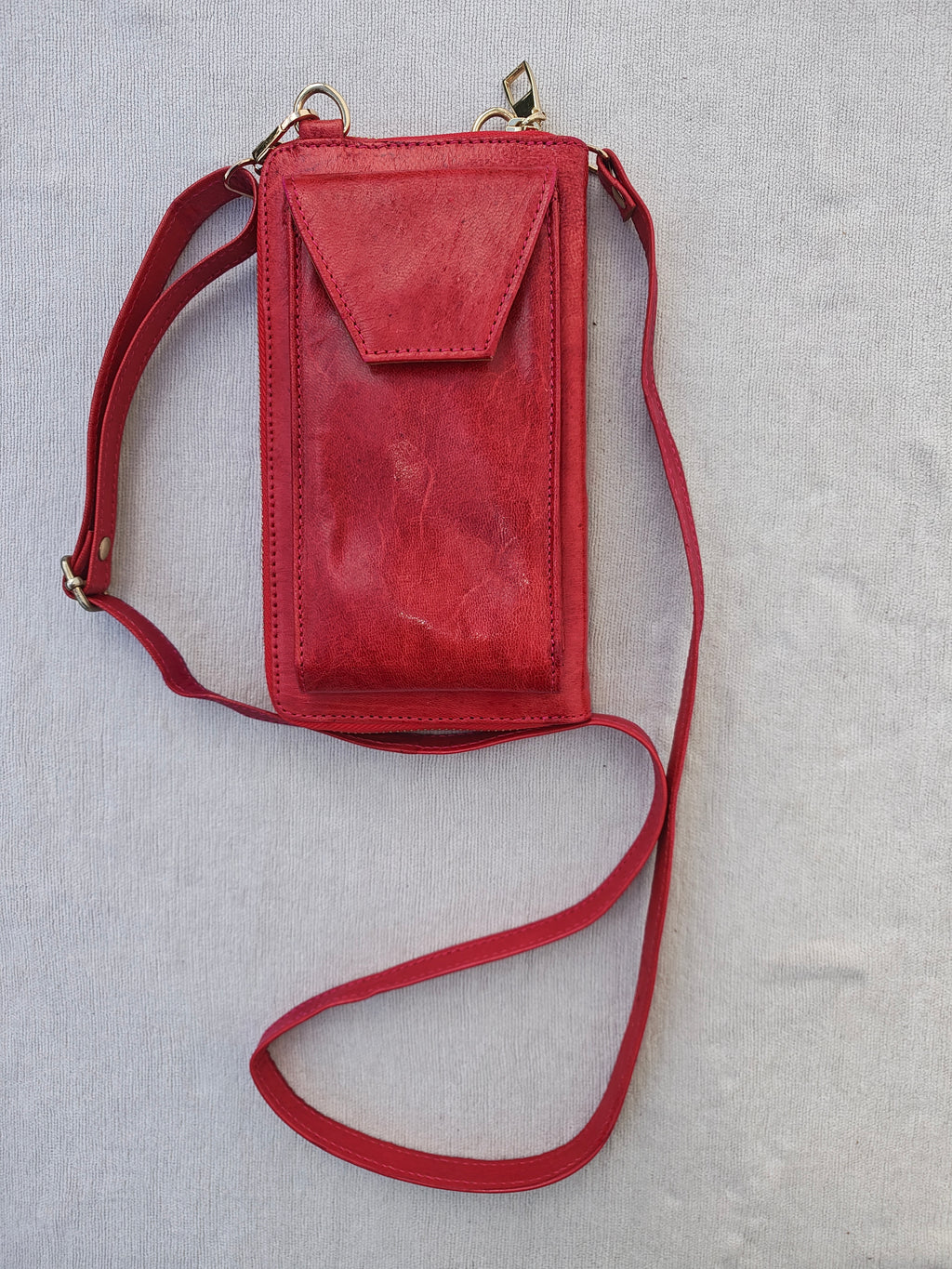 Kasbah Crossbody - Pomegranate (Red)