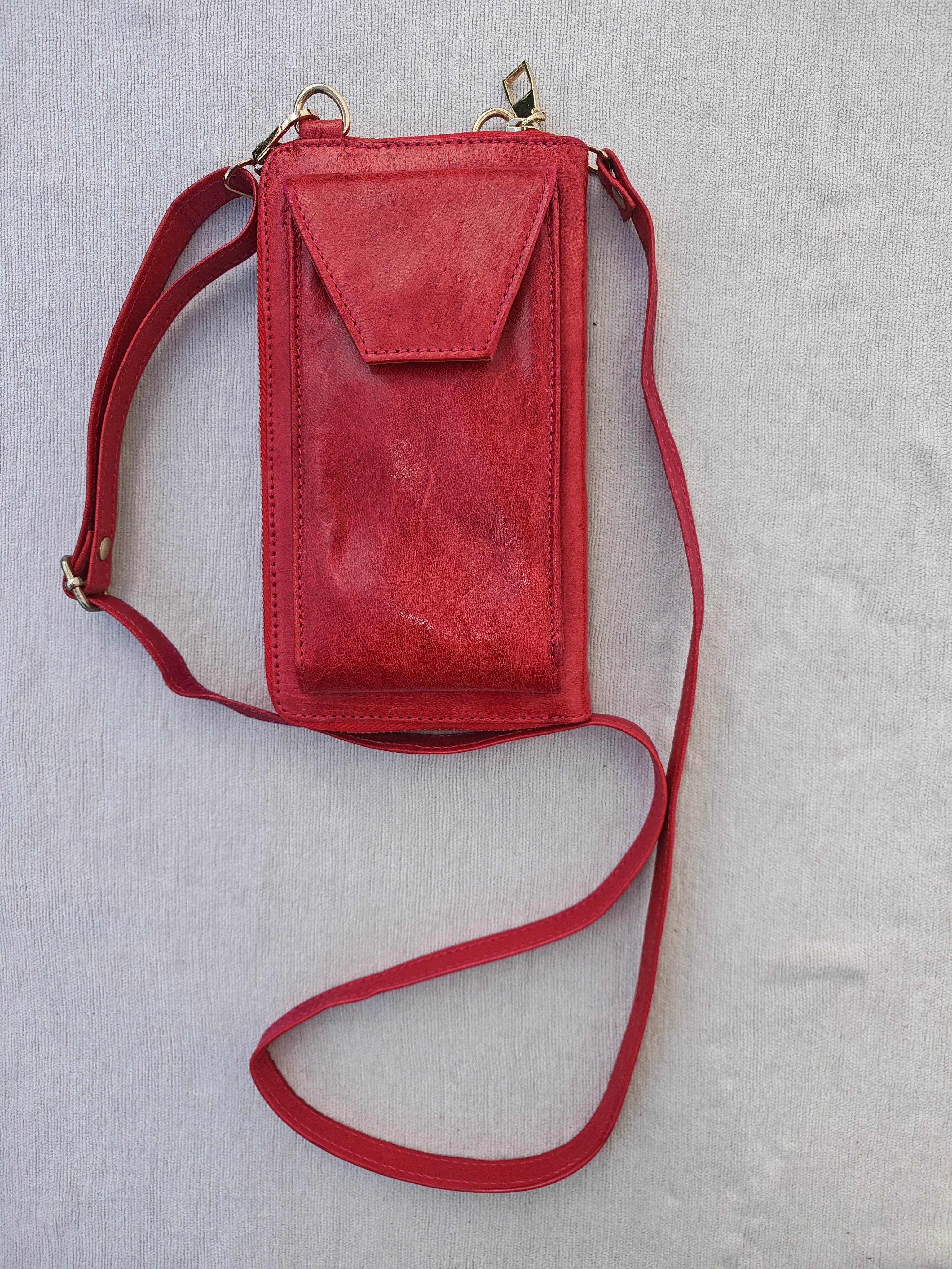 Kasbah Crossbody - Pomegranate (Red)