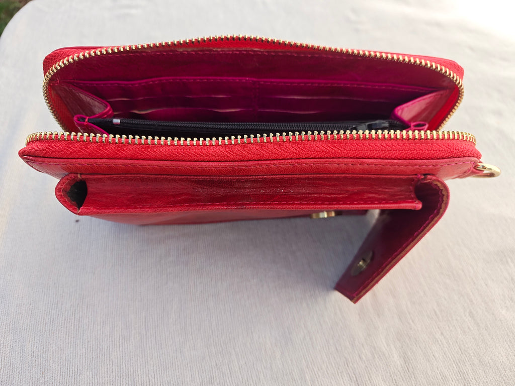 Kasbah Crossbody - Pomegranate (Red)